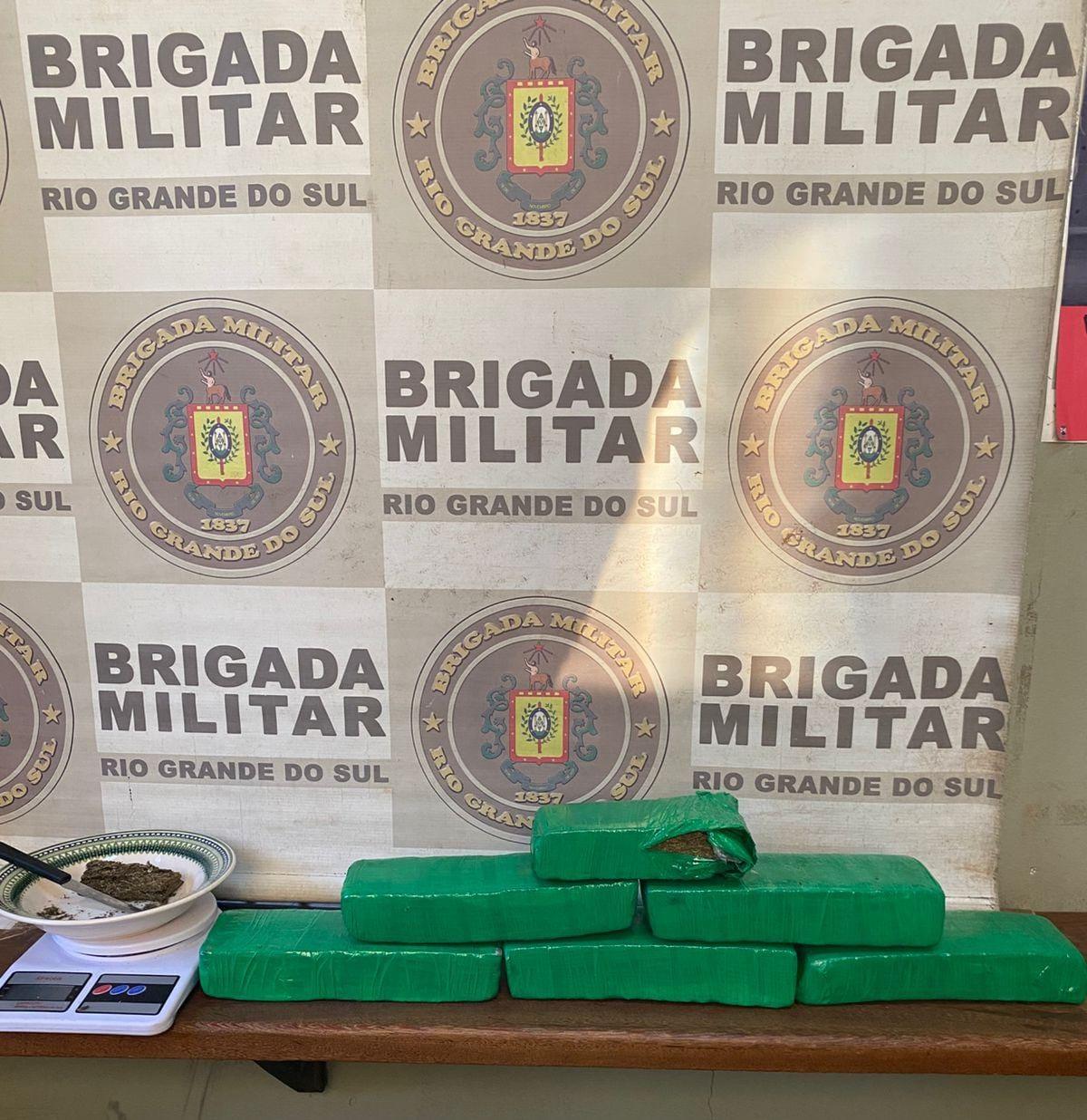 Brigada Militar apreende cerca de 4 quilos de drogas durante ação em São Jerônimo