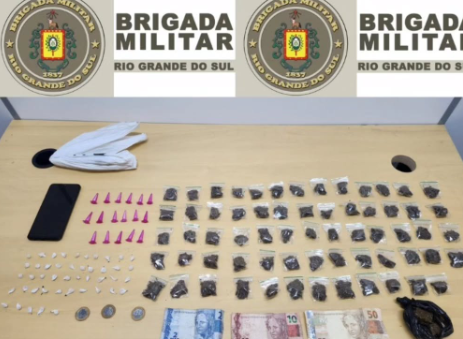 Brigada Militar prende mulher por tráfico de drogas em Eldorado do Sul