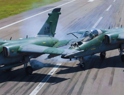 “Durante procedimento de pouso”: colisão leve entre dois A-1 AMX é registrada na Base Aérea de Santa Maria