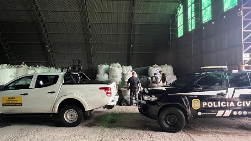 Operação apreende 342 toneladas de sementes irregulares avaliadas em R$ 1,5 milhão em Dom Pedrito