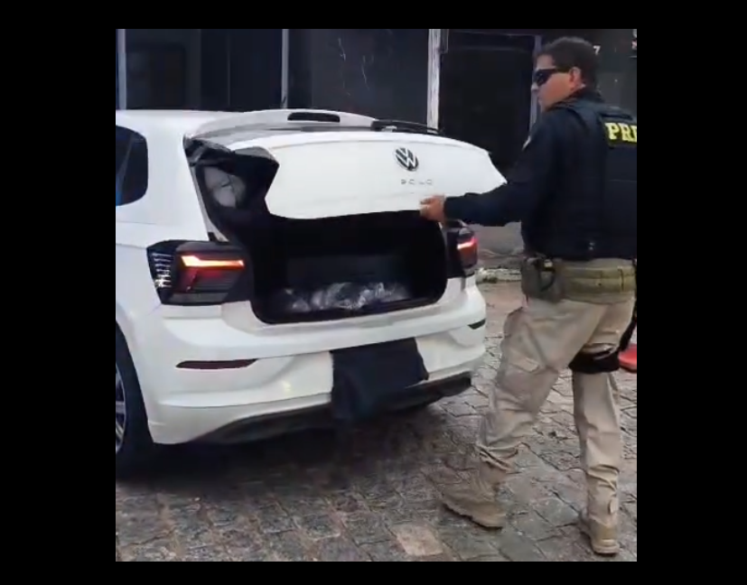 PRF prende dois homens com 30 quilos de haxixe na BR-116, em Cristal
