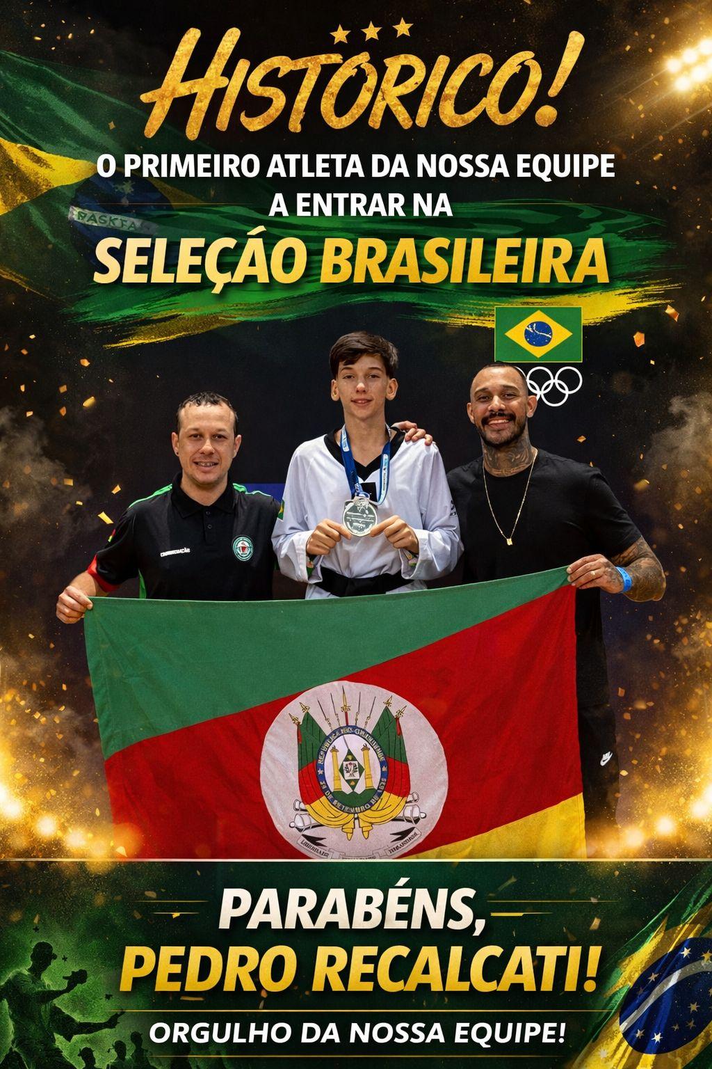 Atleta de Guaíba conquista vaga como reserva da Seleção Brasileira de Taekwondo