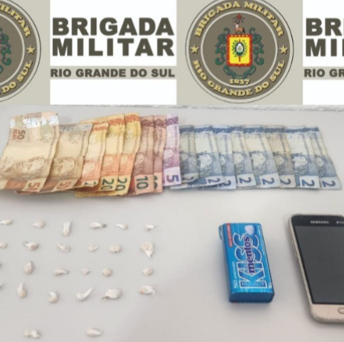 Brigada Militar prende mulher por tráfico de drogas em Eldorado do Sul