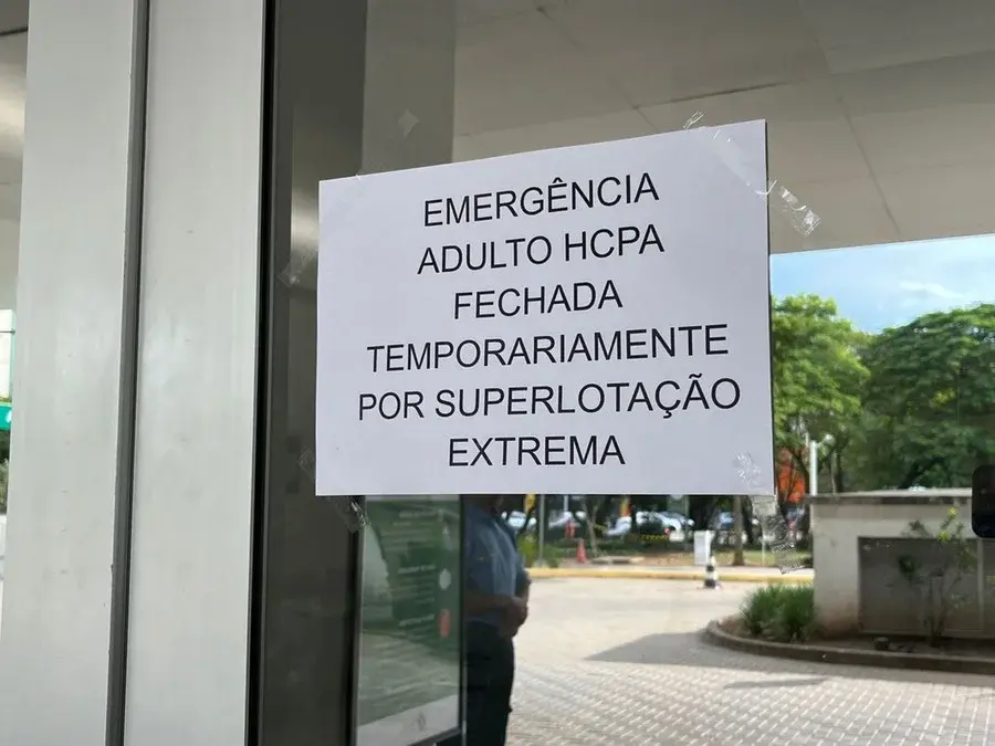 Emergência do Hospital de Clínicas restringe atendimentos após atingir superlotação extrema