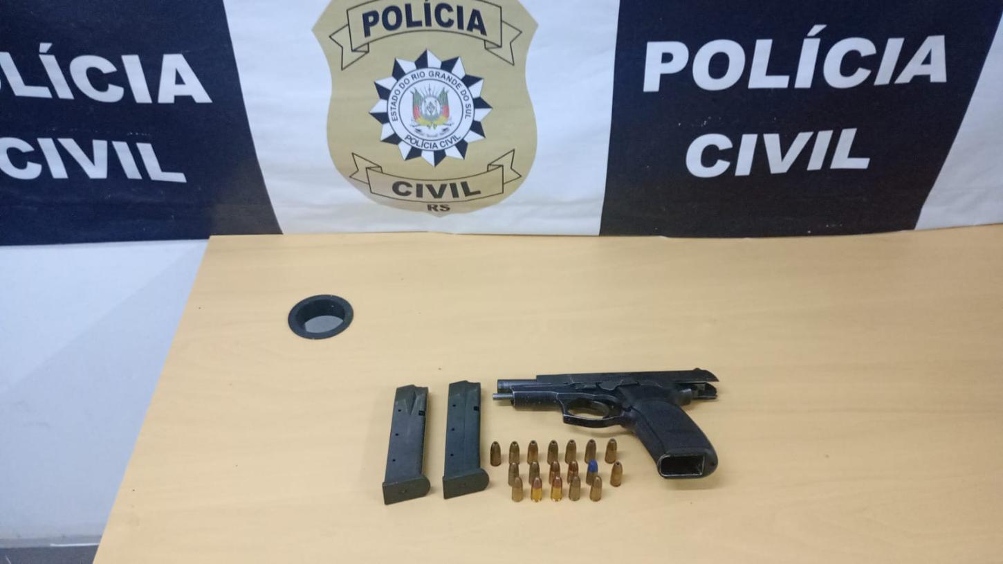 Polícia Civil prende suspeito de roubo a estabelecimento comercial em Guaíba