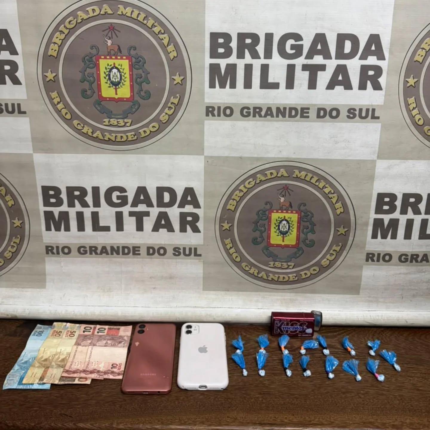 Brigada Militar prende suspeito por tráfico de dr0g4s e apreende c0c4ín4 em Charqueadas