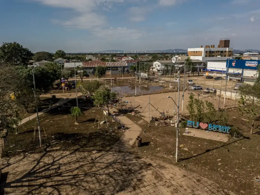 Dois anos após enchente histórica, Eldorado do Sul enfrenta redução populacional, impactos econômicos e espera por sistema de proteção