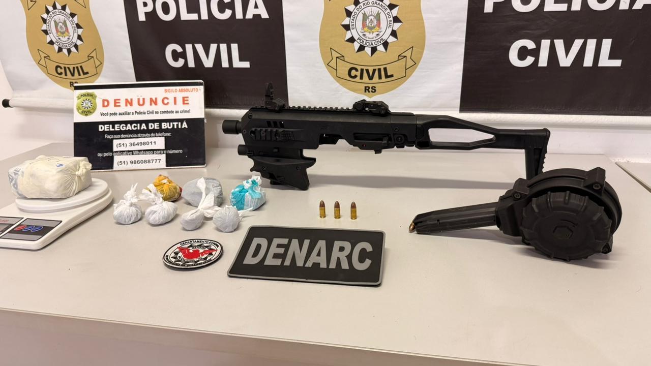 Operação da Polícia Civil prende 13 pessoas e mira grupo investigado por tráfico e agiotagem em Butiá