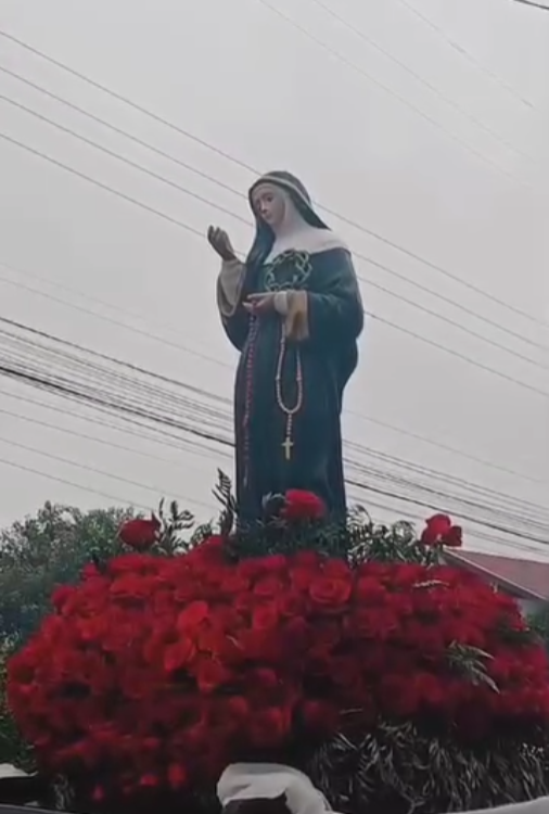 Festa de Santa Rita de Cássia terá tríduo, procissão, missa e almoço no bairro Florida