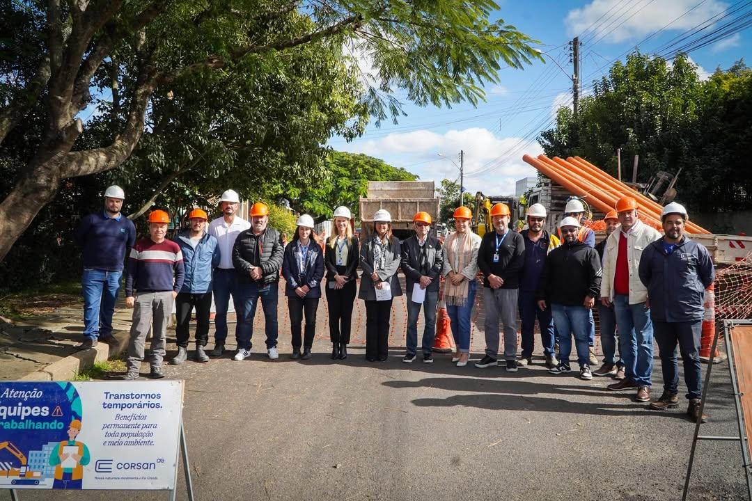 Obras de rede de esgoto no Jardim dos Lagos II devem atender cerca de 1,5 mil clientes em Guaíba
