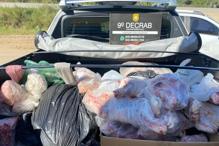 Operação apreende 300 kg de carne e investiga abate irregular na região sul do RS