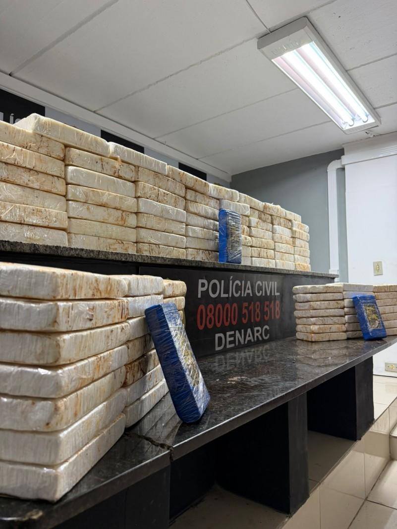 Operação da Polícia Civil apreende mais de 100 quilos de cocaína em São Leopoldo