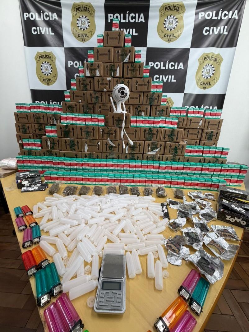 Operação identifica depósito com drogas sintéticas e apreende mais de R$ 460 mil em entorpecentes