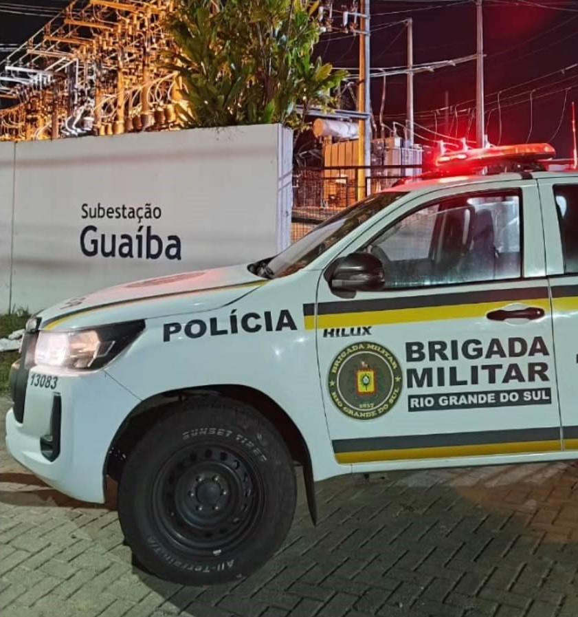 Três homens são presos por tentativa de furto qualificado em empresa do setor elétrico em Guaíba