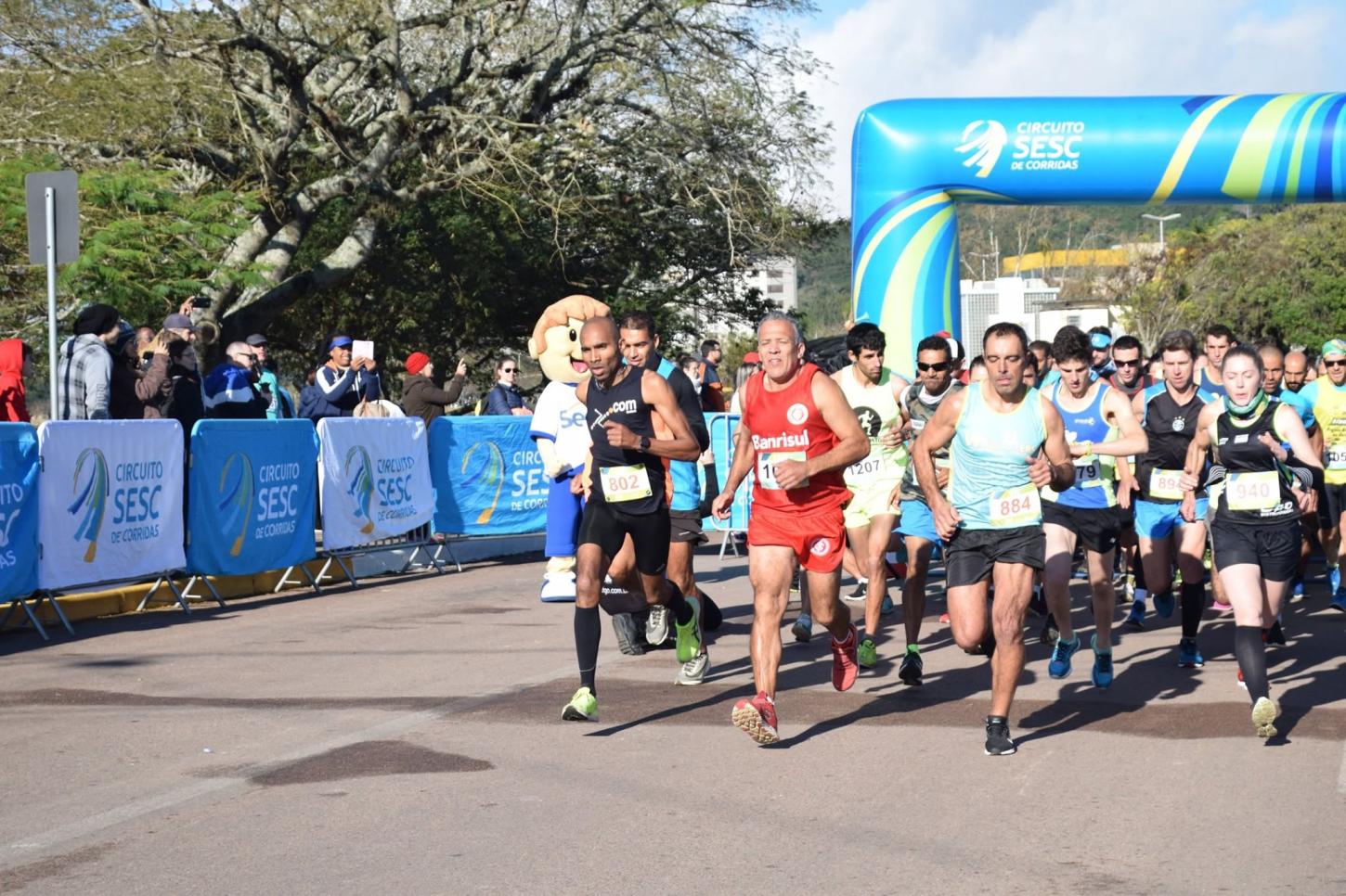 Circuito Sesc de Corridas terá etapa em Guaíba no dia 28 com provas, caminhada e corrida infantil