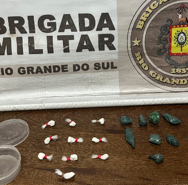 Homem é preso por tráfico de drogas no Centro de Charqueadas