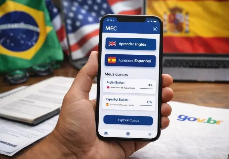 MEC disponibiliza plataforma gratuita com mais de 800 aulas de inglês e espanhol