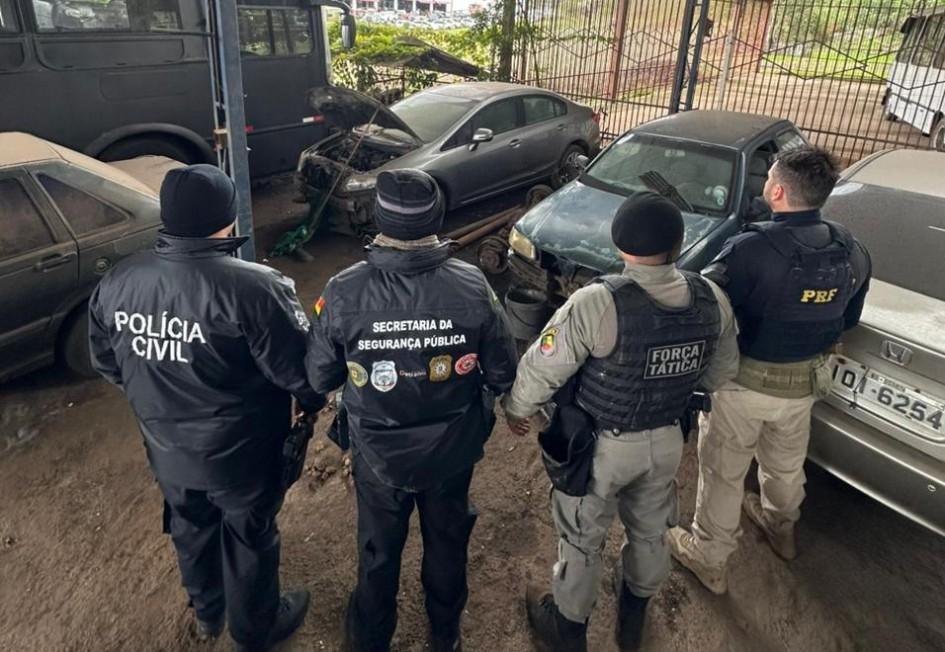 Operação Desmanche apreende cerca de 250 toneladas de sucatas automotivas em Frederico Westphalen