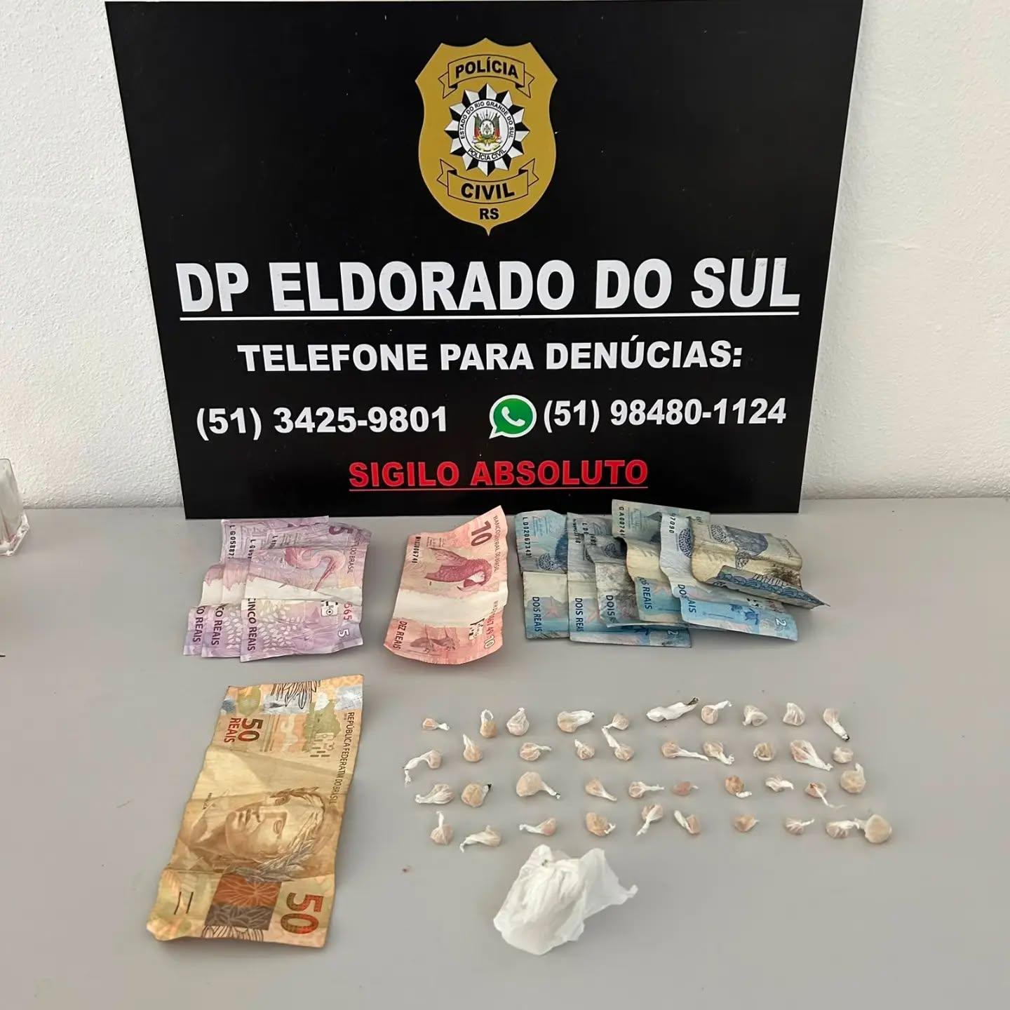 Adolescente de 16 anos é apreendido por ato infracional análogo ao tráfico de drogas em Eldorado do Sul