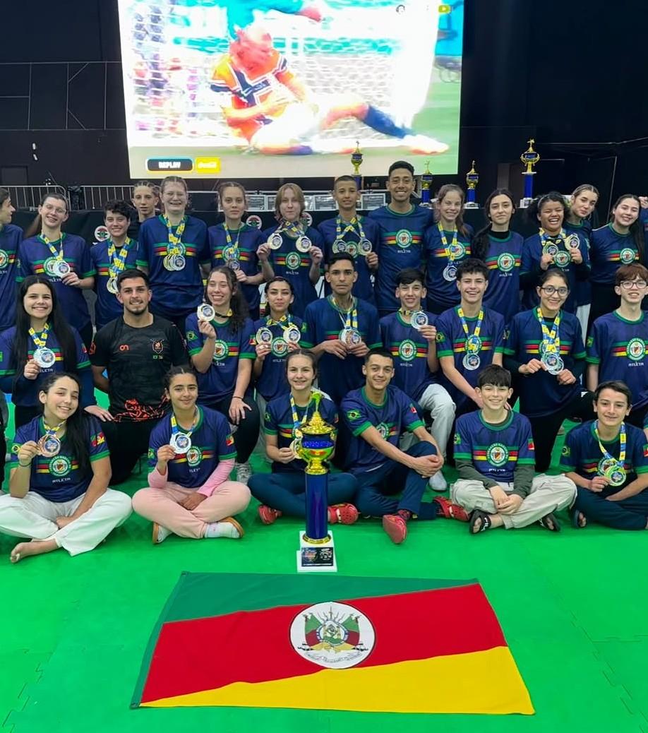 Atleta de Guaíba conquista prata em campeonato internacional de Taekwondo em Santa Catarina