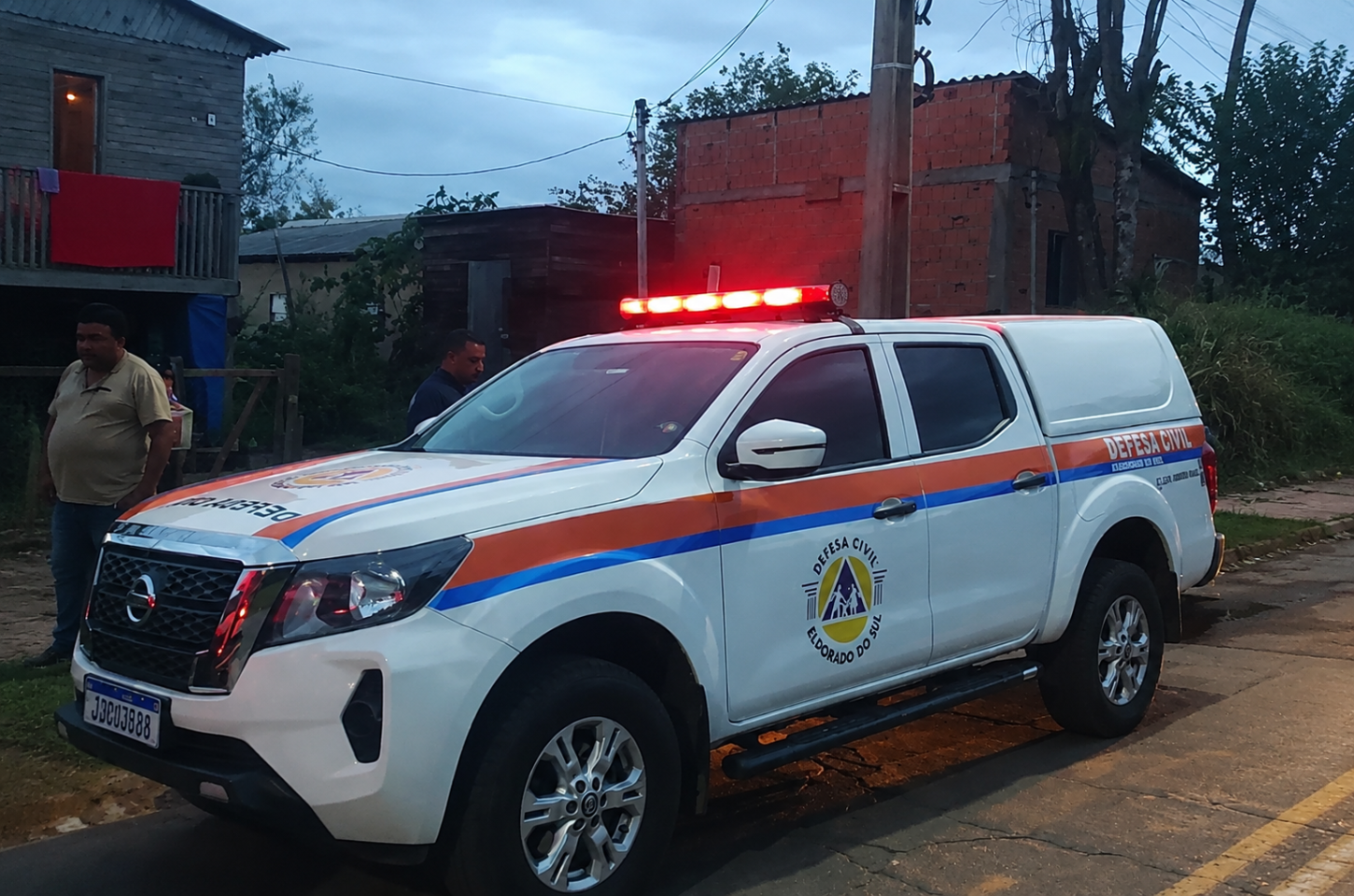 Defesa Civil orienta saída preventiva de moradores após Rio Jacuí superar cota de atenção em Eldorado do Sul