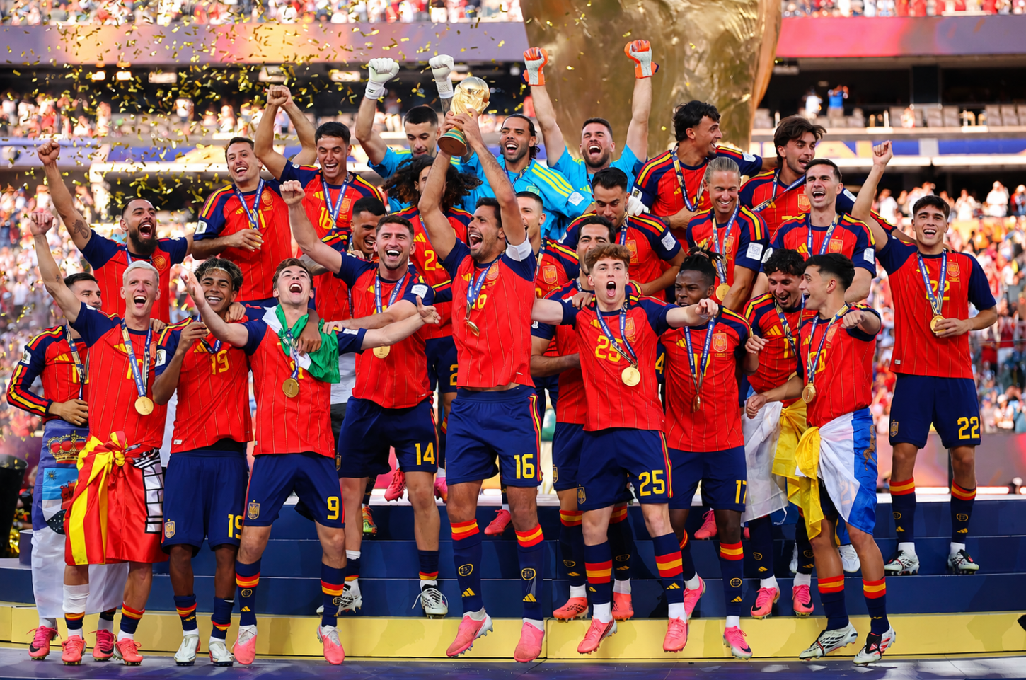 Espanha vence a Argentina na prorrogação e conquista o bicampeonato mundial após 16 anos