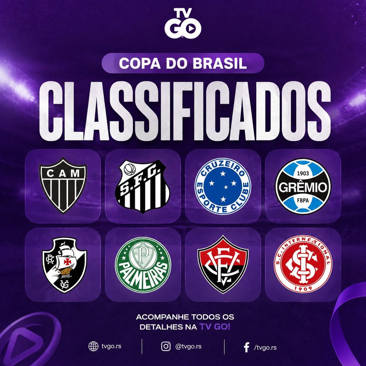 Copa do Brasil define os oito classificados para as quartas de final