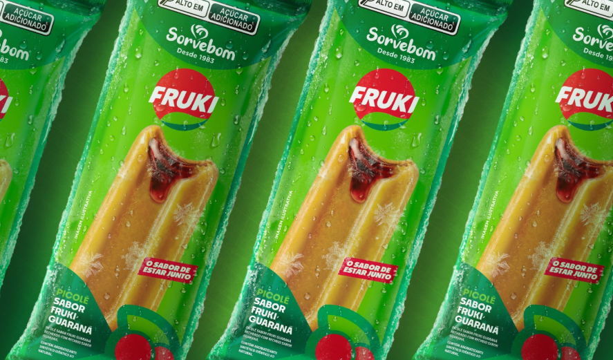 Fruki Guaraná vira picolé em parceria inédita entre empresas de Lajeado