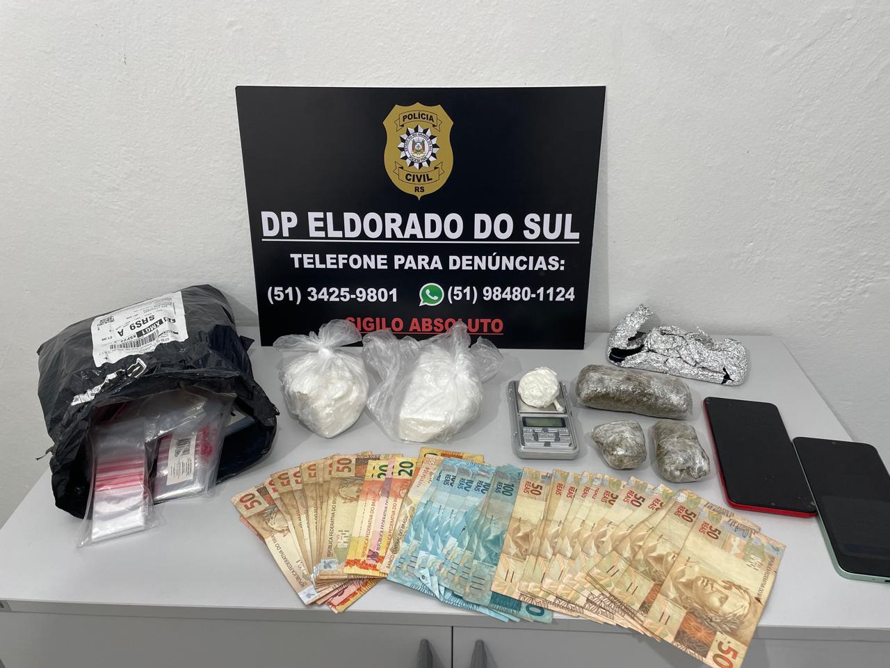 Polícia Civil prende dois suspeitos por tráfico de dr0g4s em Eldorado do Sul