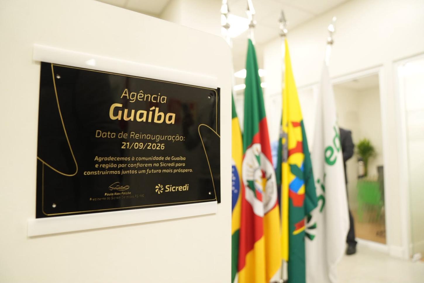 Sicredi reinaugura agência em Guaíba e destaca mais de R$ 270 mil destinados a projetos sociais