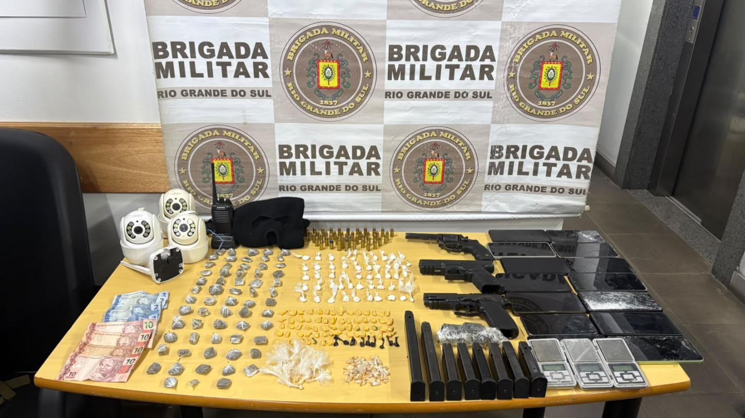 Brigada Militar prende 11 em ação contra o tráfico na Santa Rita/COHAB, em Guaíba