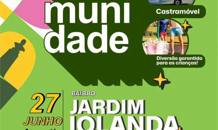 Ação reúne serviços públicos e atendimentos no Jardim Iolanda neste sábado