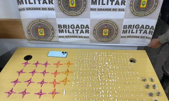 Ações contra o tráfico deixam dois pr3s0s e mais de 500 porções de dr0g4s apreendidas em Guaíba e Eldorado do Sul