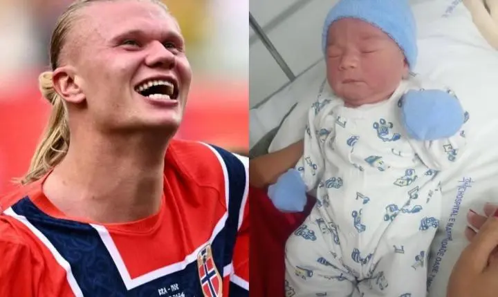 Bebê nasce em SC e recebe nome Haaland em homenagem ao atacante norueguês