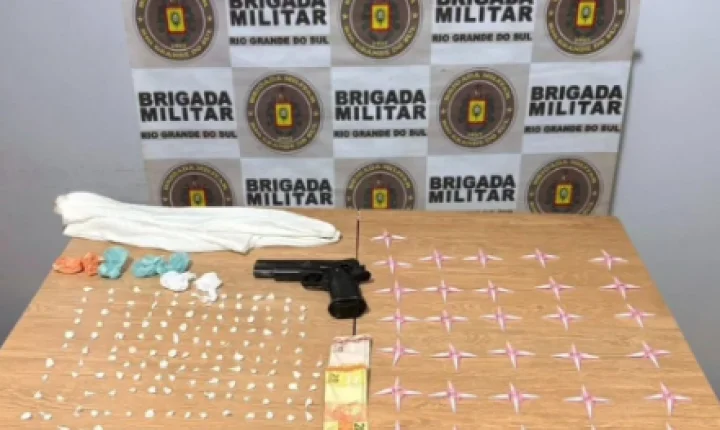 Brigada Militar prende homem e apreende adolescente por tráfico no Delta do Jacuí
