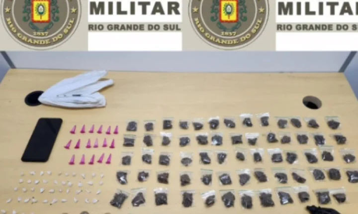 Brigada Militar prende mulher por tráfico de drogas em Eldorado do Sul