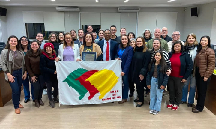 Câmara de Guaíba realiza sessão solene em homenagem aos 75 anos da E.M.E.F. Rio Grande do Sul