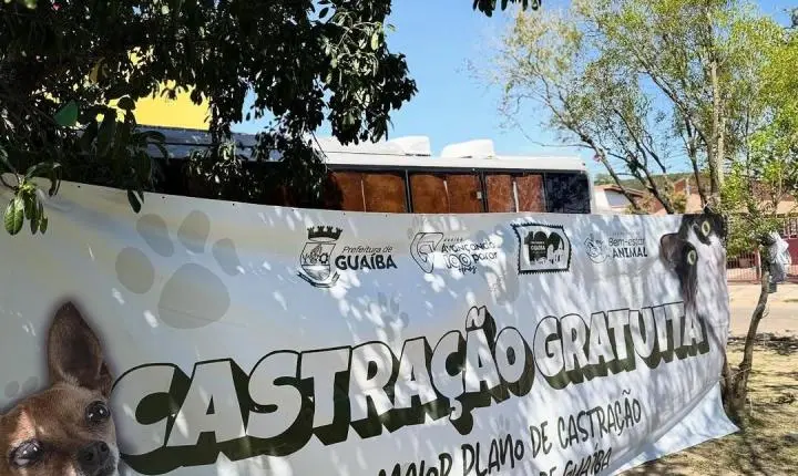 Castramóvel atenderá o bairro Santa Rita com castrações gratuitas em Guaíba; Saiba como participar