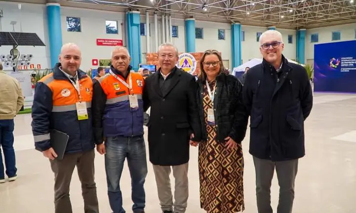 Defesa Civil de Guaíba participa de congresso internacional sobre gestão de riscos e desastres em Porto Alegre