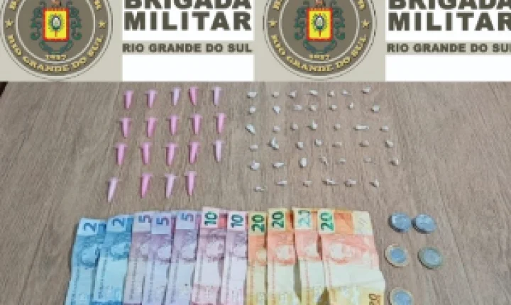 Homem é preso com cocaína e crack durante operação em Eldorado do Sul
