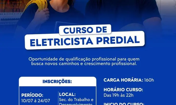 Inscrições para curso gratuito de eletricista predial começam nesta sexta em Eldorado do Sul