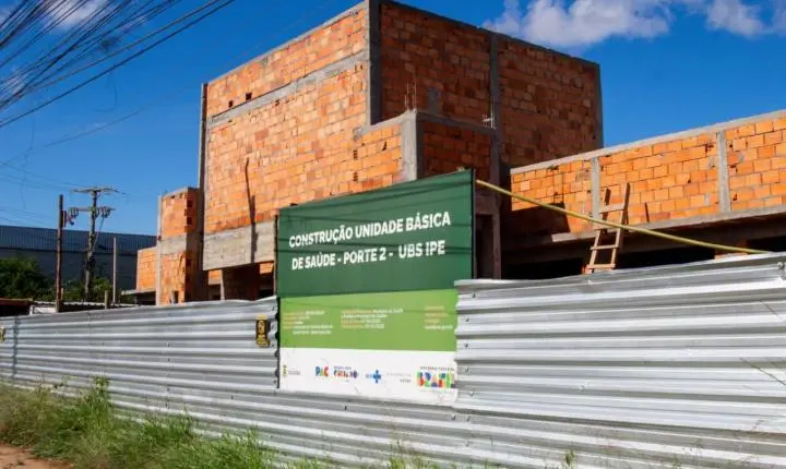 Obras de novas ESFs nos bairros Ipê e Jardim dos Lagos atingem até 48% de execução em Guaíba