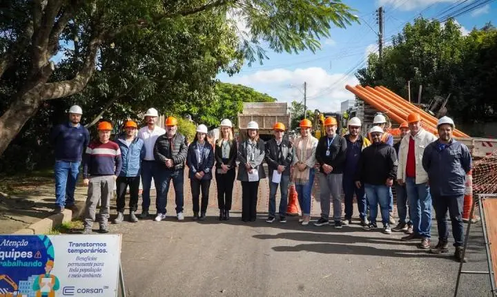 Obras de rede de esgoto no Jardim dos Lagos II devem atender cerca de 1,5 mil clientes em Guaíba