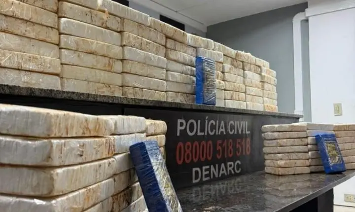 Operação da Polícia Civil apreende mais de 100 quilos de cocaína em São Leopoldo