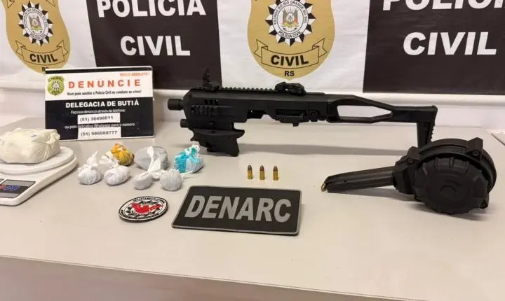 Operação da Polícia Civil prende 13 pessoas e mira grupo investigado por tráfico e agiotagem em Butiá