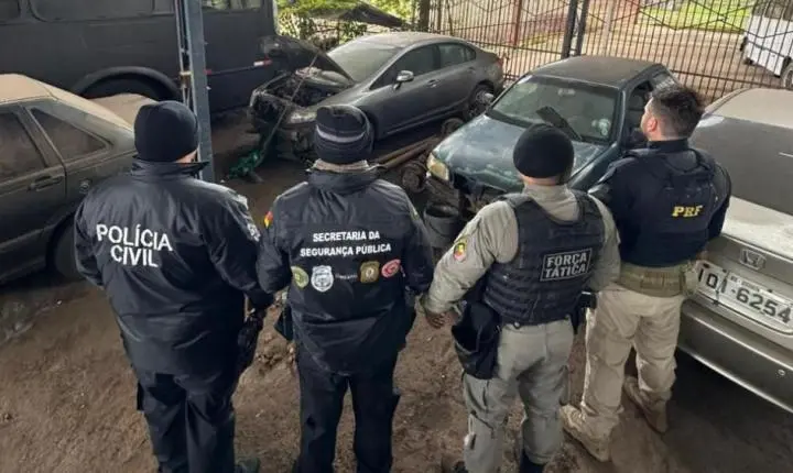 Operação Desmanche apreende cerca de 250 toneladas de sucatas automotivas em Frederico Westphalen