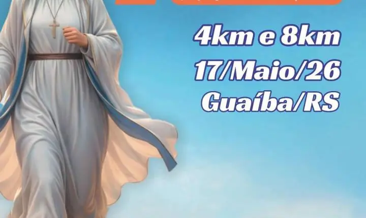 Paróquia de Guaíba realizará 1ª Corrida e Caminhada de Nossa Senhora de Fátima em maio de 2026