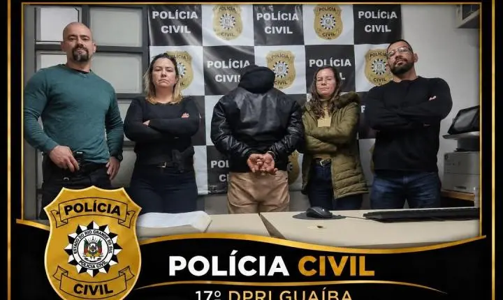 Polícia Civil prende acusado de latrocínio ocorrido em Charqueadas após mais de um mês de investigação