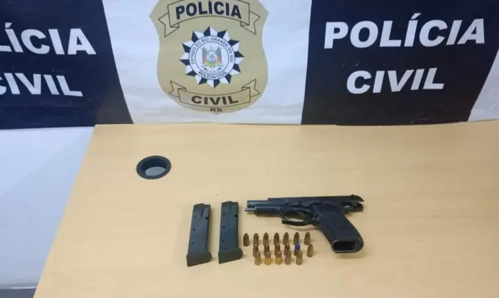 Polícia Civil prende suspeito de roubo a estabelecimento comercial em Guaíba