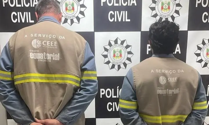 Polícia prende funcionários terceirizados da CEEE suspeitos de desviar cabos da rede elétrica na Capital